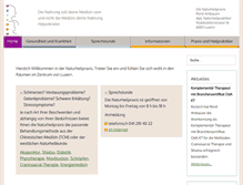 Tablet Screenshot of die-naturheilpraxis.ch